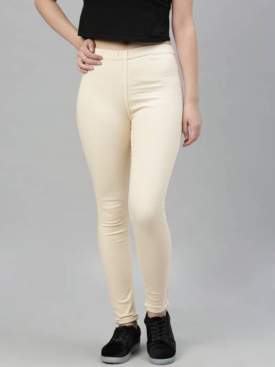 ADBUCKS Beige Jegging