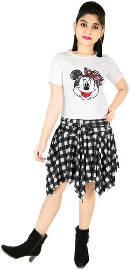 Gkidz Girls Midi/Knee Length Casual Dress