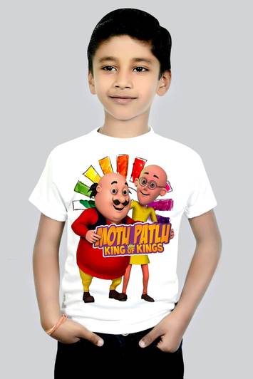 tifti Boys & Girls Printed Cotton Blend Regular T Shirt