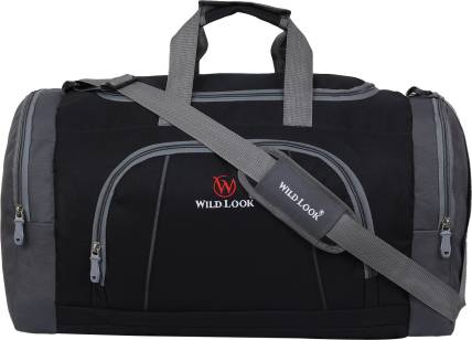 WILDLOOK LUGGAGE 60 L Hand Duffel Bag - 60 Liters 22 inch Black Heavy Dutty Travel Luggage Bag Shoulder Bag