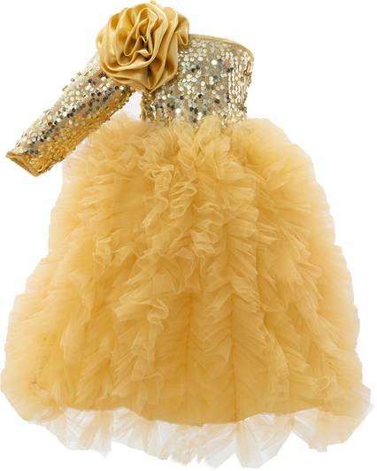 PINK WINGS Girls Maxi/Full Length Party Dress