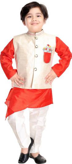 Smuktar garments Boys Festive & Party Kurta, Waistcoat and Pyjama Set