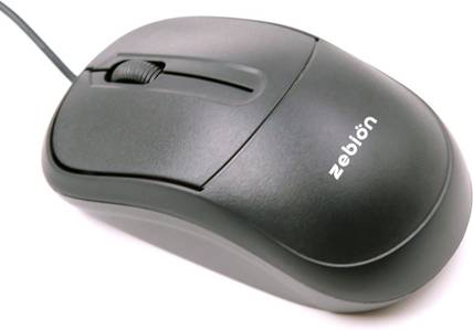 zebion DAZZLE Wired Ambidextrous Optical Mouse