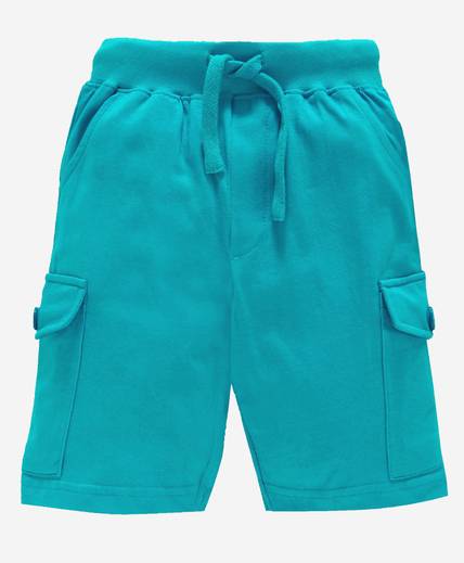 KiddoPanti Short For Boys Casual Self Design Pure Cotton