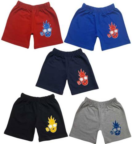 LE FASHION Short For Boys Casual Printed Pure Cotton
