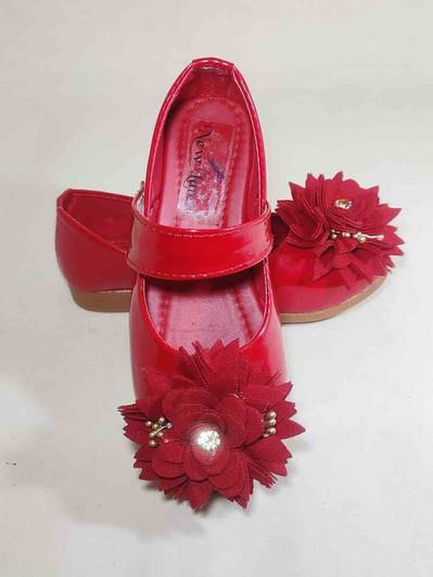 New latest Girls Velcro Ballerinas