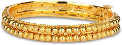 Candere by Kalyan Jewellers Tushi Collection Yellow Gold 22kt Bangle