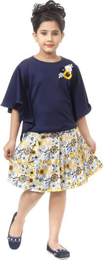 Style Junction Girls Casual Top Skirt