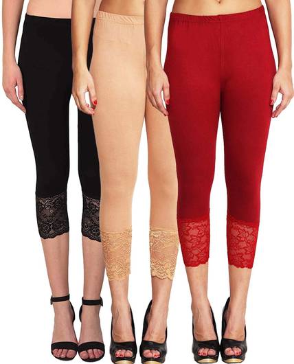 Swastik Stuffs 3/4th/Calf Length Western Wear Legging