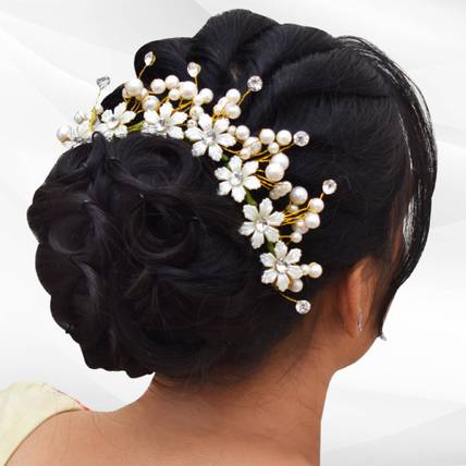 KIFAYTI KART WOMEN HAIR ACCESSORY WHITE Hair Accessory Set