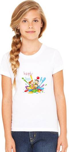 Shubham designer gallery Boys Typography Polyester Regular T Shirt