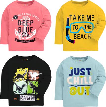 Kuchipoo Boys Printed Cotton Blend Regular T Shirt