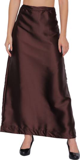 CHITKARA PT16-Brown Satin Blend Petticoat