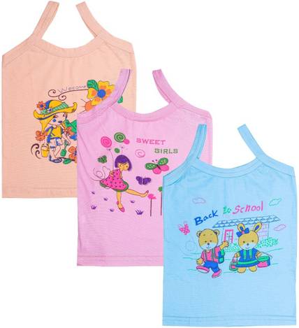 kiyo Vest For Girls Cotton