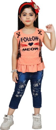 STYLED FASHION Girls Party(Festive) Top 