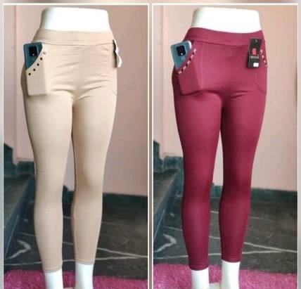 GRX Beige, Maroon Jegging