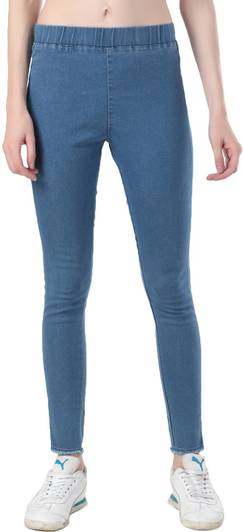 3BUTTERFLIES Blue Jegging