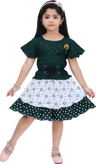 NEW COLLECTIONS Girls Below Knee Casual Dress