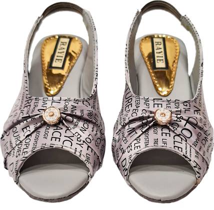 rayie collection Girls Sling Back Wedges