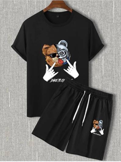 Ruggstar Tshirt Regular Shorts Co-ords Set