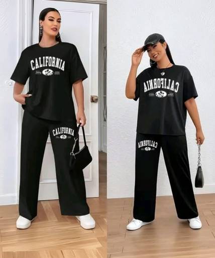 ovida Tshirt Palazzos Co-ords Set