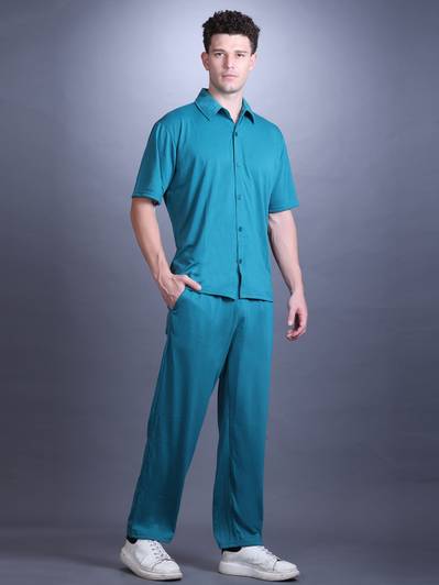 CHKOKKO Shirt Pant Co-ords Set