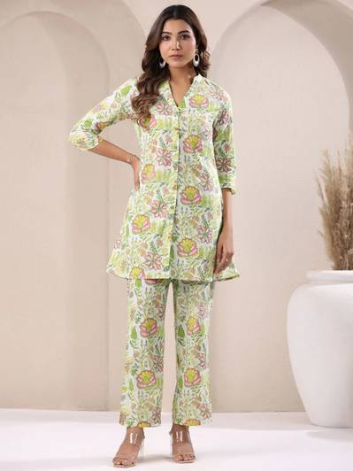 Janasya Tunic Pant Co-ords Set