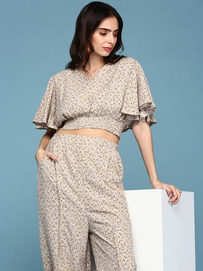 SHOWOFFFF Top Palazzos Co-ords Set