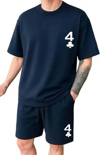 LARRY & EVA Tshirt Regular Shorts Co-ords Set