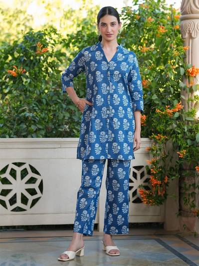 Janasya Tunic Pant Co-ords Set