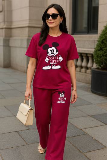 OMI Tshirt Palazzos Co-ords Set