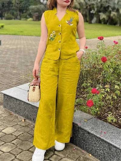 Ramyka Top Palazzos Co-ords Set