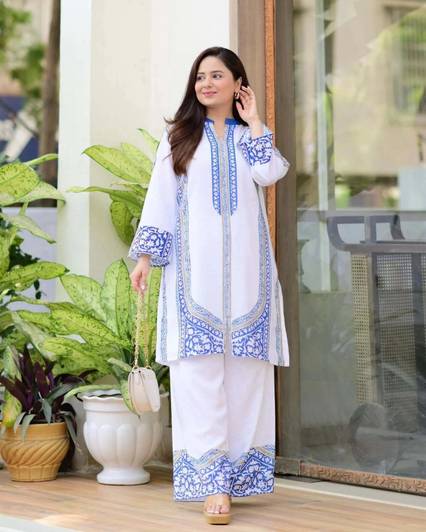Crally Tunic Palazzos Co-ords Set
