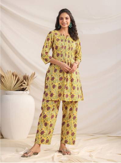 Janasya Tunic Pant Co-ords Set