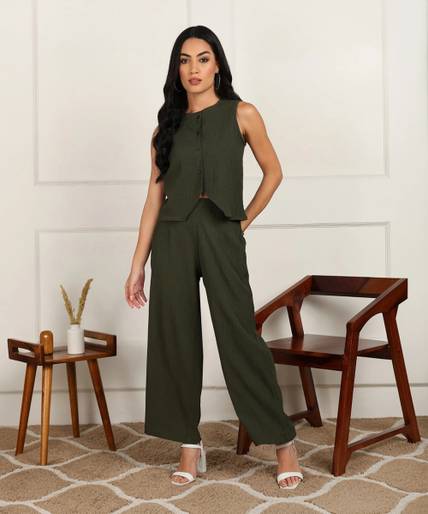 FashFun Shirt Pant Co-ords Set