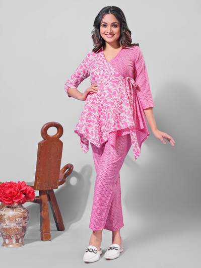 VEDA FAB Tunic Pant Co-ords Set