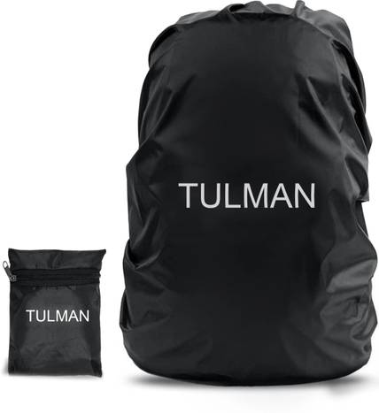 TULMAN Dust & Rain Cover for Backpack with Pouch Laptop Bag Cover, School Bag Cover