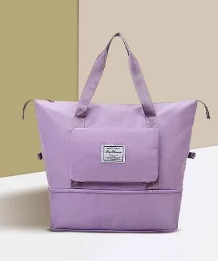 Raahi Enterprise Foldable Travel Duffle Bags (Purple) Waterproof Multipurpose Bag