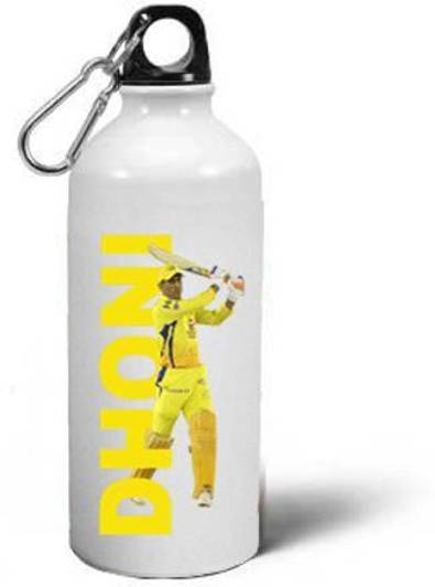 CHARMING Dhoni The Finisher l Printed Aluminium Sport Water Sipper Bottle 600 ml Aluminium Sipper