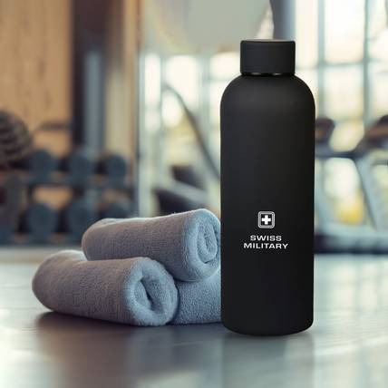 SWISS MILITARY HYDRA 6-8 Hrs Hot and Cold Water Bottle,Stainless Vacuum Insulated 480 ml Steel Flask