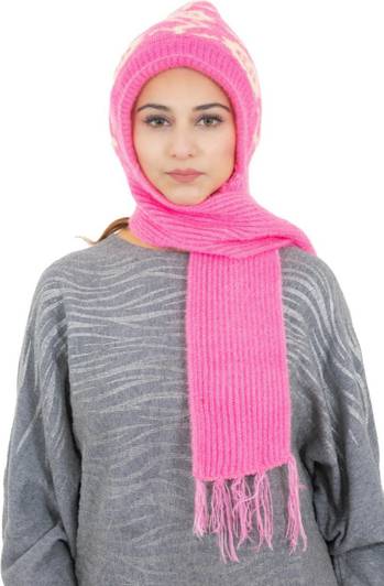 trendbite Self Design Women Muffler