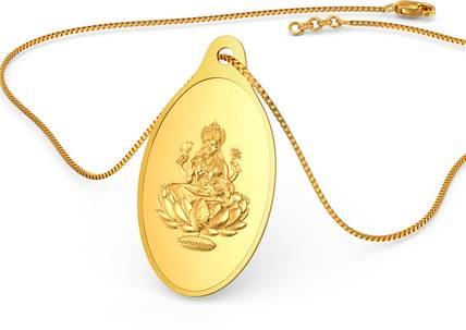 Joyalukkas Goddess Lakshmi 24 (999) K 2 g Gold Coin