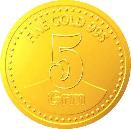EUPHORIA 24 (995) K 5 g Gold Coin