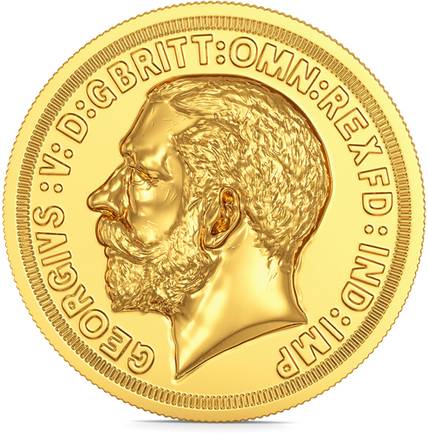 Joyalukkas George Head 22 K 1 g Gold Coin