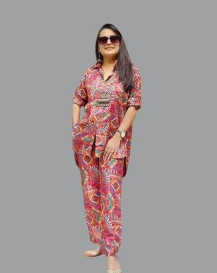 NEYSA Tshirt Chinos Co-ords Set