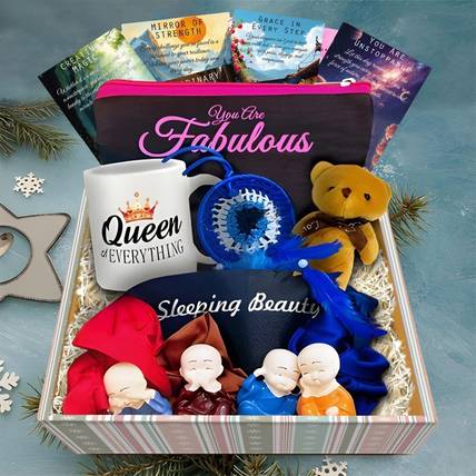 Exciting Lives Gift Hamper For Women - For Women's Day, Birthday, Anniversary, Ceramic, Paper, Wooden, Plastic, Fiber Gift Box