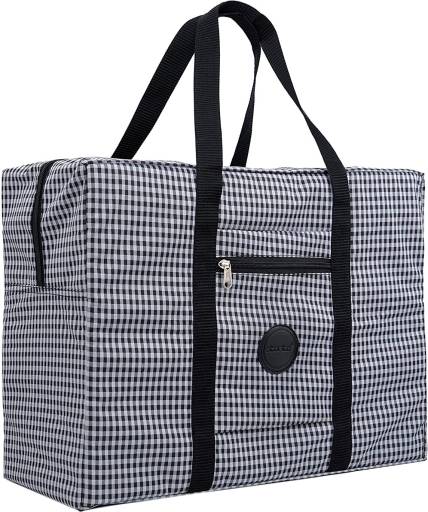 STORITE Underbed Storage Bag Rexine Foldable Travel Large Capacity Lightweight Bag with Handle Travel Luggage Bag for Men & Women