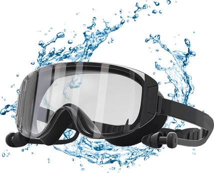 Zomei No Leaking Anti-Fog Swim Goggles for Adults Black Swimming Goggles