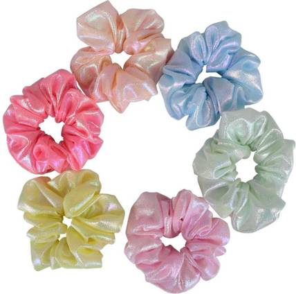 Matkooz Shiny Hair Scrunchies for Womens Hair Ties Scrunchies for Girls Rubber Band