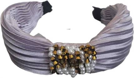 DEEPTI CHANDNA DESIGNS Fancy, Latest High-Quality Sea Green Pearl & Beads Hair Band Hair Band